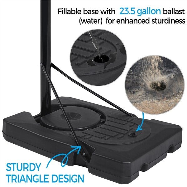 Pro - Style 10FT Portable Basketball Hoop With Telescoping Adjustment - Monsta Online