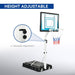 Height Adjustable Basketball Hoop for Fun Swimming Pool and Backyard Games - Monsta Online