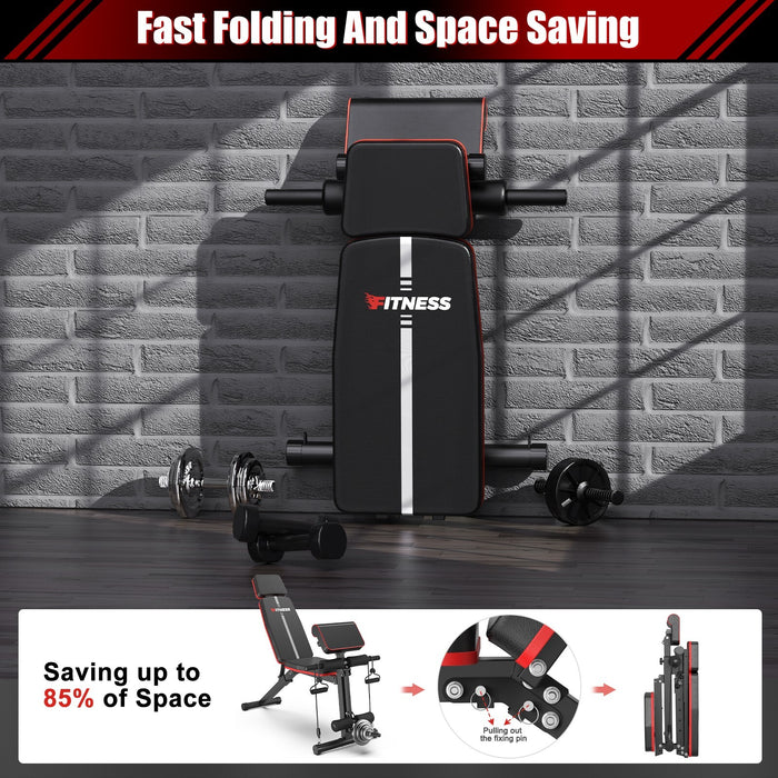 Premium Adjustable Weight Bench Foldable for Full Body Strength Training - Monsta Online
