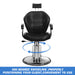 Professional 360° Reclining Barber Chair with Hydraulic Lift for Styling and Shampoo - Monsta Online
