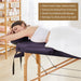 Pro - Grade Folding Massage Table with Adjustable Headrest and Arm Supports - Monsta Online