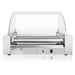High Capacity 18 Hot Dog Roller Grill Cooker Machine with Glass Shield - Monsta Online
