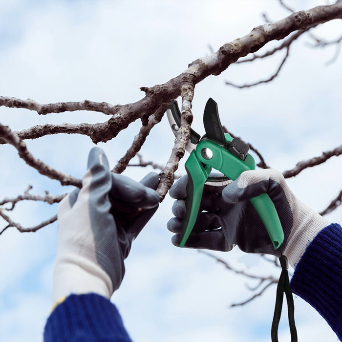 Durable Anvil Pruning Shears 8mm with Stainless Steel Precision Blade - Monsta Online