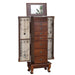 Luxury Wooden Jewelry Armoire with Mirror and Drawers - Monsta Online