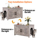 Modern Cat Litter Box Enclosure Furniture with Elegant Barn - Style Door - Monsta Online