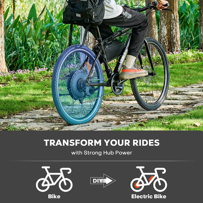 1000W High - Performance eBike Conversion Kit 48V Rear Wheel with Digital Display - Monsta Online