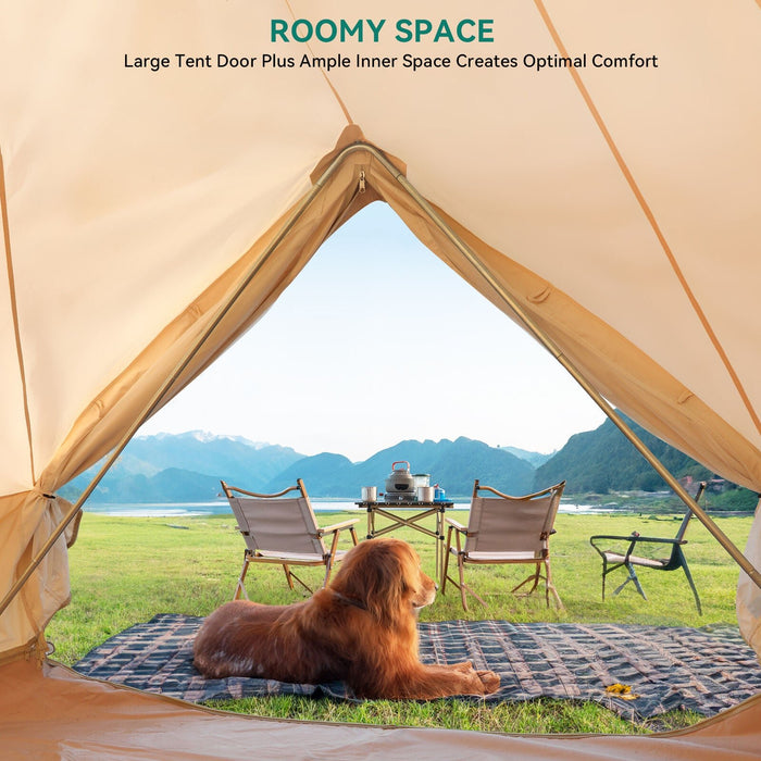 Luxury 8 - Person Camping Yurt Tent with Roomy Interior for Family Adventures - Monsta Online