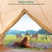 Luxury 8 - Person Camping Yurt Tent with Roomy Interior for Family Adventures - Monsta Online