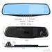 Dual Dashboard Rearview Mirror Camera With 1080P HD Recording - Monsta Online