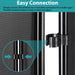 3 - Panel Folding Privacy Screen Room Divider 102" for Flexible Room Separation - Monsta Online