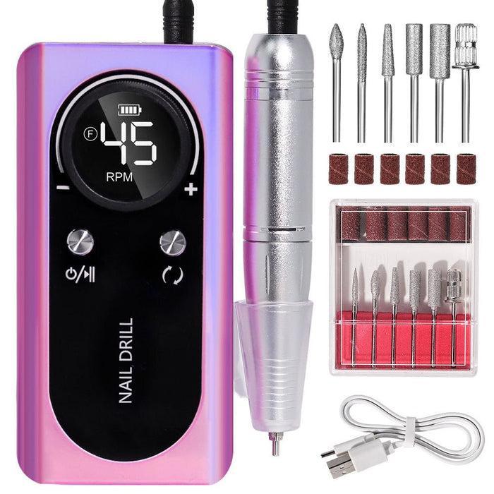 Portable 45000RPM Electric Nail File for Salon Quality Manicures Anywhere - Monsta Online