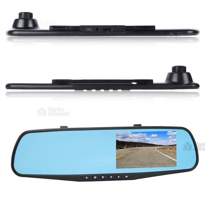 Dual Dashboard Rearview Mirror Camera With 1080P HD Recording - Monsta Online