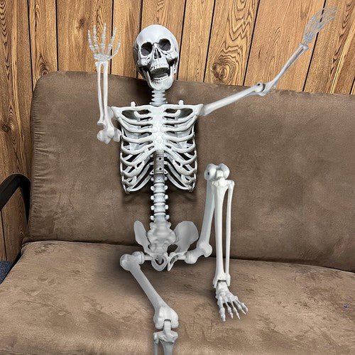 5.5FT Realistic Halloween Hanging Skeleton for Creepy Yard Decoration - Monsta Online