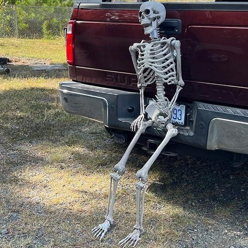 5.5FT Realistic Halloween Hanging Skeleton for Creepy Yard Decoration - Monsta Online