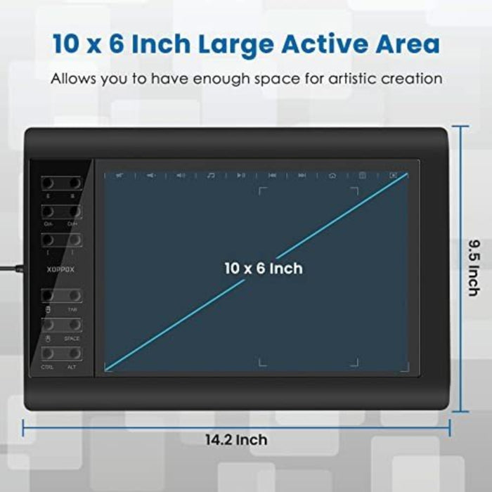 Large Digital Drawing Tablet - Monsta Online