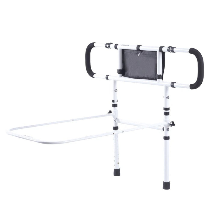 180° Foldable Safety Bed Rails for Seniors with Adjustable Handle and 450LBS Capacity - Monsta Online