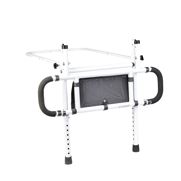 180° Foldable Safety Bed Rails for Seniors with Adjustable Handle and 450LBS Capacity - Monsta Online