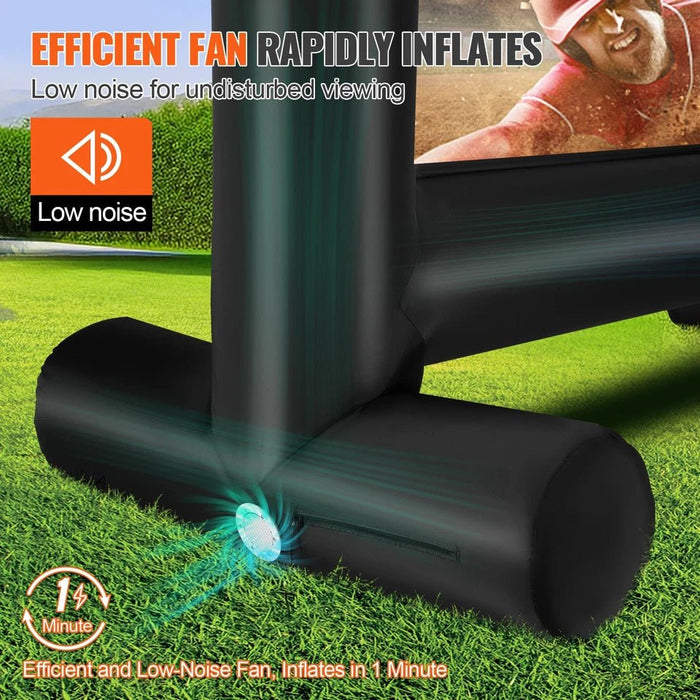 Outdoor 14FT Inflatable Projector Screen for Movie Nights and Events - Monsta Online