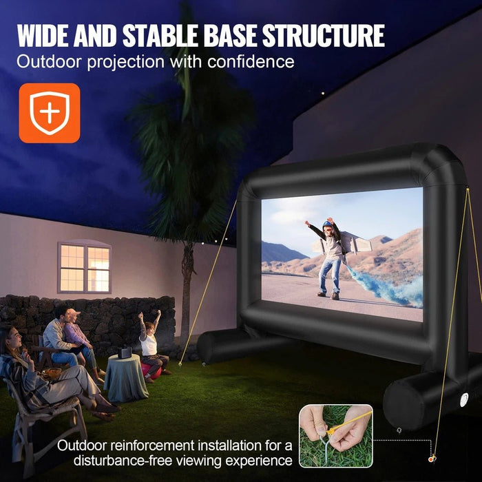 Outdoor 14FT Inflatable Projector Screen for Movie Nights and Events - Monsta Online