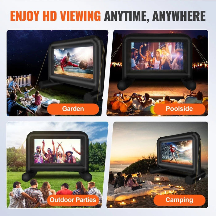 Outdoor 14FT Inflatable Projector Screen for Movie Nights and Events - Monsta Online