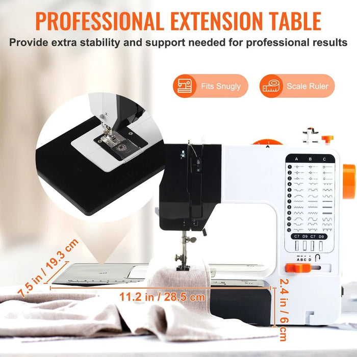 Deluxe Sewing Machine Set with Foot Pedal and 38 Built - In Stitches - Monsta Online