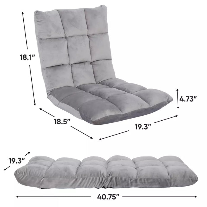 Ultimate Comfort Gaming Floor Chair with 14 - Position Recline and Back Support - Monsta Online