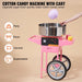 Heavy - Duty 1000W Cotton Candy Machine with Mobile Cart and Steel Bowl - Monsta Online