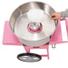 Heavy - Duty 1000W Cotton Candy Machine with Mobile Cart and Steel Bowl - Monsta Online