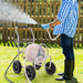 Portable Garden Hose Reel Cart with Wheels and Storage Basket - Monsta Online