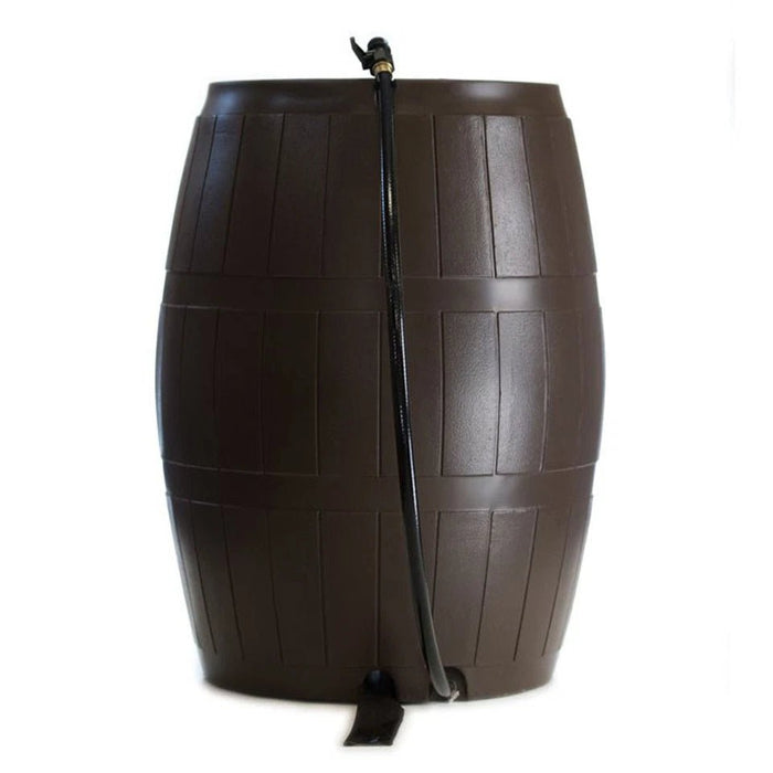 Heavy - Duty Outdoor 50 Gallon Rain Barrel Kit for Sustainable Water Storage - Monsta Online