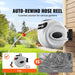 65ft Retractable Garden Hose Reel with 180° Swivel Wall Mount Design - Monsta Online