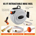 65ft Retractable Garden Hose Reel with 180° Swivel Wall Mount Design - Monsta Online