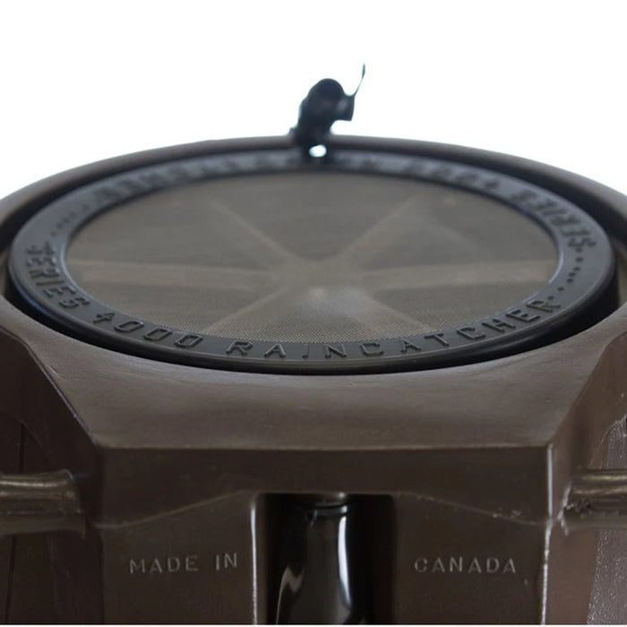 Heavy-Duty Outdoor 50 Gallon Rain Barrel Kit for Sustainable Water Storage