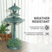Elegant 3 - in - 1 Bird Bath with Feeder and Planter for a Charming Garden - Monsta Online