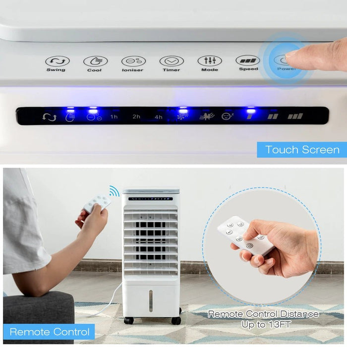 3 - IN - 1 Portable Evaporative Air Cooler with Multi - Speed Fan and Moisture Control - Monsta Online