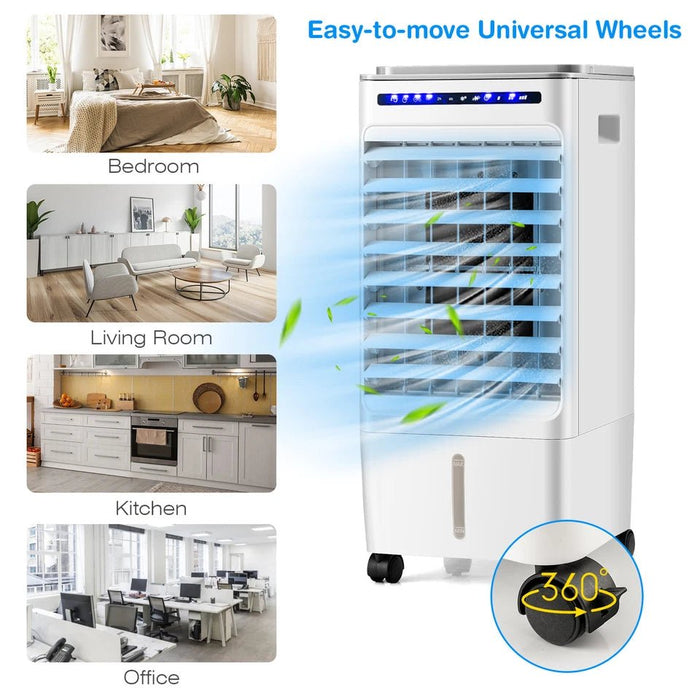 3 - IN - 1 Portable Evaporative Air Cooler with Multi - Speed Fan and Moisture Control - Monsta Online