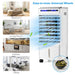 3 - IN - 1 Portable Evaporative Air Cooler with Multi - Speed Fan and Moisture Control - Monsta Online