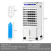 3 - IN - 1 Portable Evaporative Air Cooler with Multi - Speed Fan and Moisture Control - Monsta Online