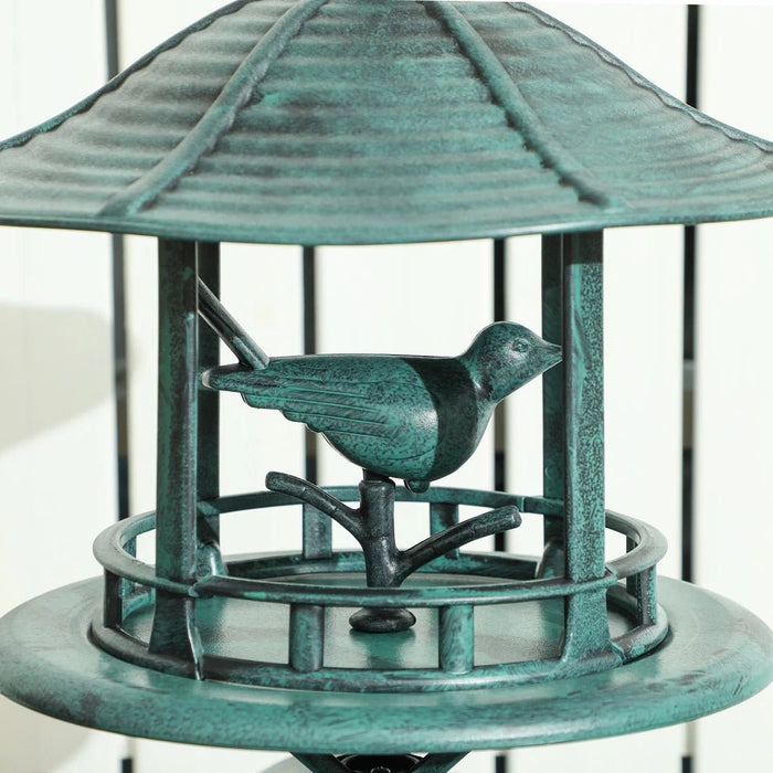 Elegant 3 - in - 1 Bird Bath with Feeder and Planter for a Charming Garden - Monsta Online