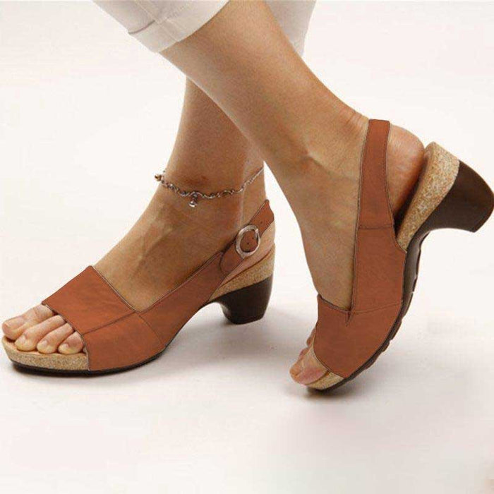 Orthopedic Wedge Sandals – Women's Cushioned Arch Support Platform Sandals - Monsta Online