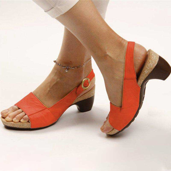 Orthopedic Wedge Sandals – Women's Cushioned Arch Support Platform Sandals - Monsta Online