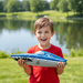 Shark Wave: High Speed RC Boat 2.4GHz Remote Control With Dual Batteries for Kids - Monsta Online