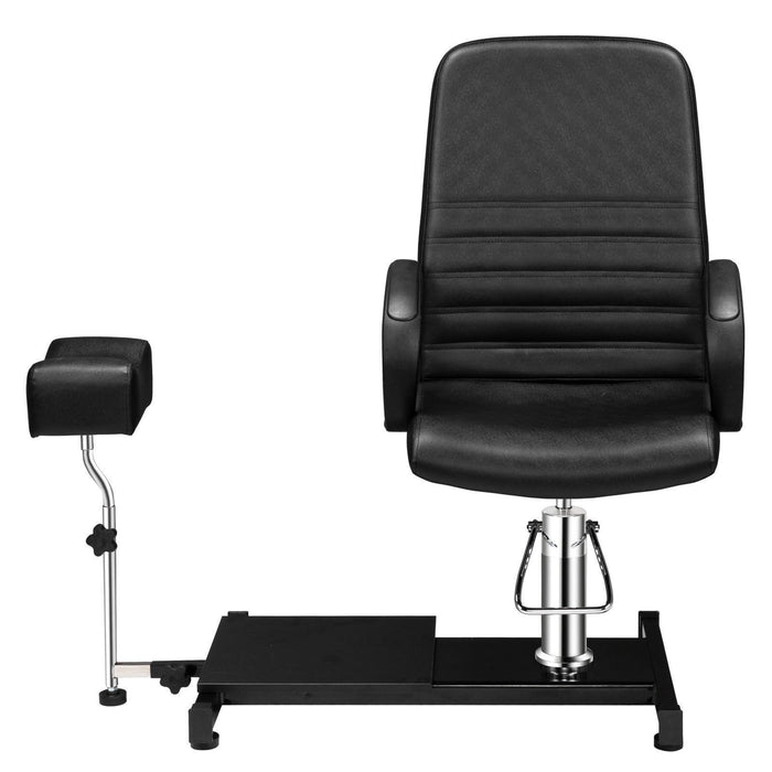 Professional No - plumbing Spa Pedicure Chair with Foot Bath and Rolling Stool - Monsta Online