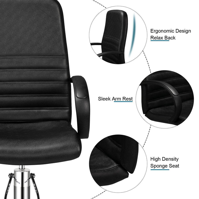 Professional No - plumbing Spa Pedicure Chair with Foot Bath and Rolling Stool - Monsta Online