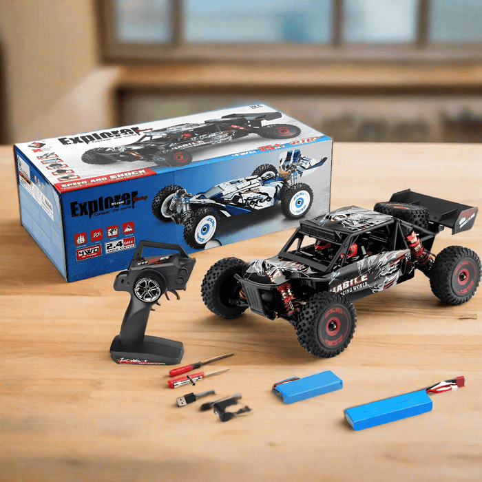 Speed Racer: 1:12 Scale 4WD RC Monster Truck - 47 MPH High - Speed Hobby Grade Remote Control Car for Hobbyists - Monsta Online