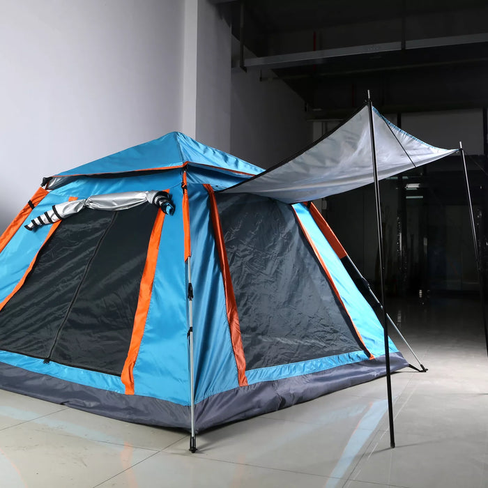Family - Sized Instant Pop - Up Tent with All - Weather Protection, 4 - 6 Person - Monsta Online