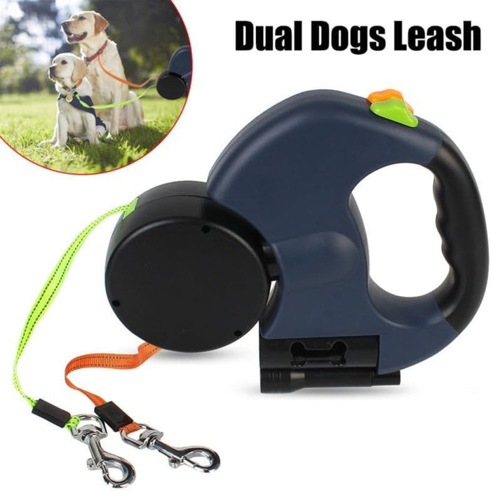 Tangle - Free Dual Dog Leash – 360° Swivel Double Lead for Puppies & Adult Dogs - Monsta Online