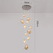 Nordic Staircase Chandelier – Dimmable LED Pendant Light for Grand Foyers & Villa Interiors - Monsta Online