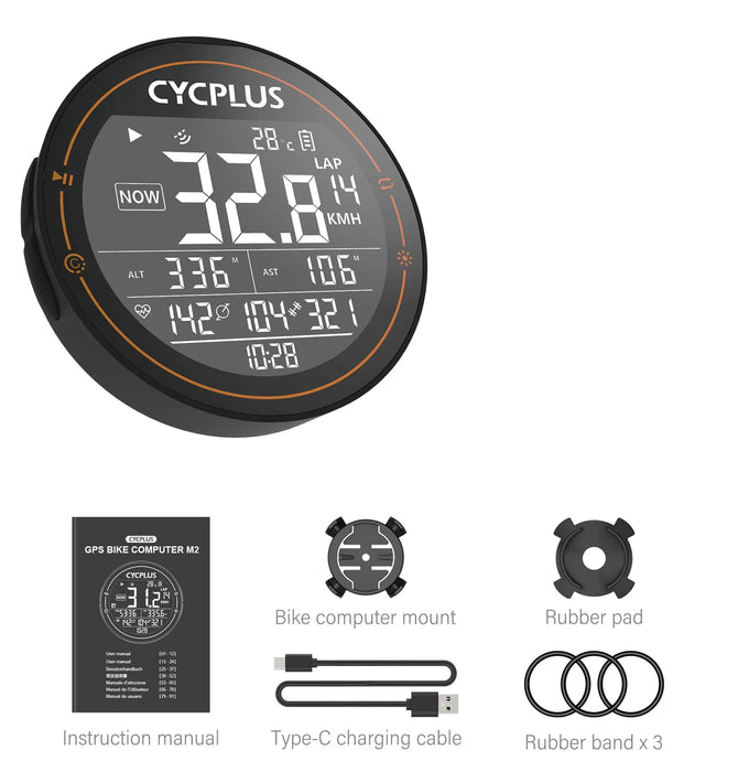 Bike GPS Computer With 2.5” LCD Screen - 30+ Hour Battery - Monsta Online