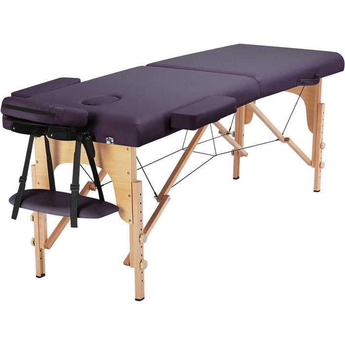 Pro - Grade Folding Massage Table with Adjustable Headrest and Arm Supports - Monsta Online
